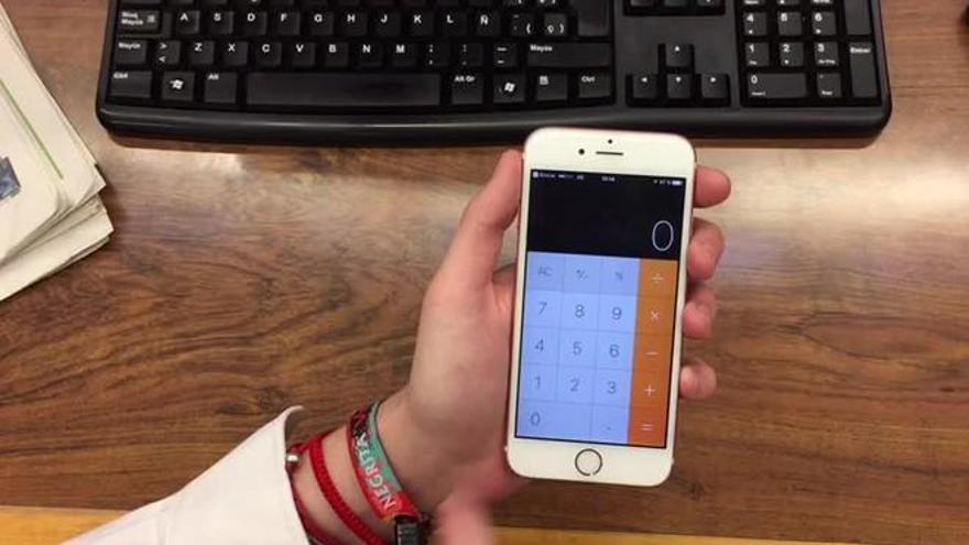El truco que escondía la calculadora del iPhone