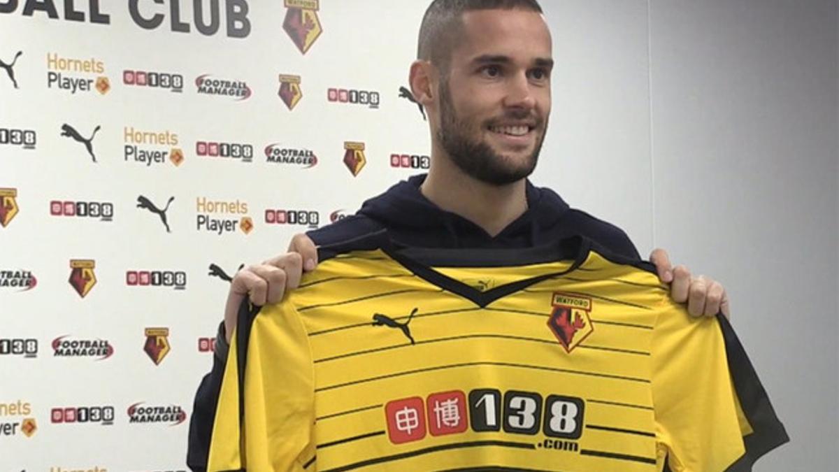 Mario Suárez, feliz tras fichar por el Watford