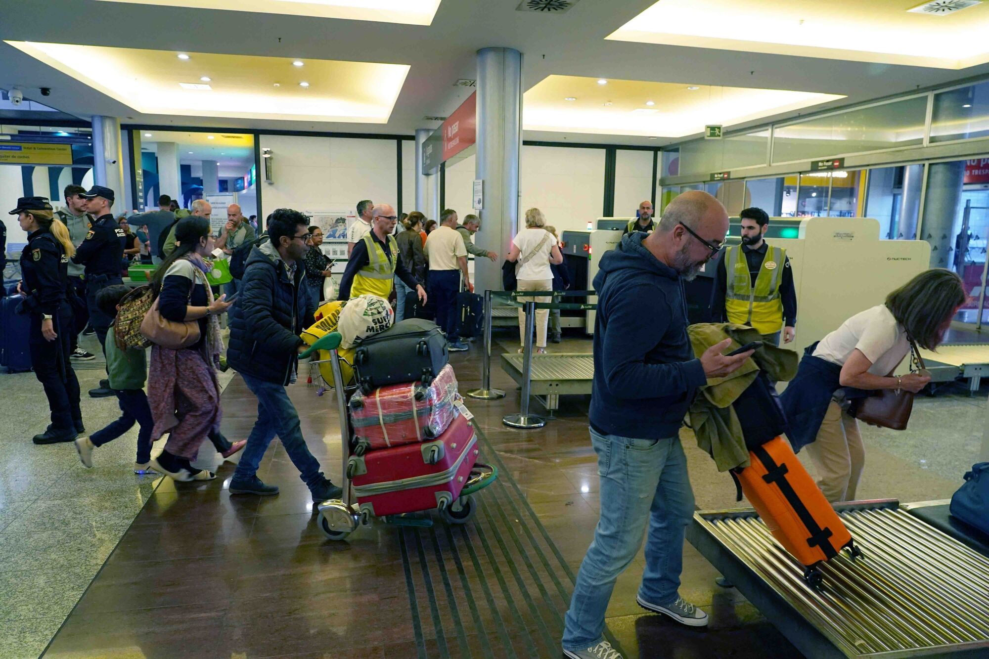Las imágenes del apagón en la estación María Zambrano