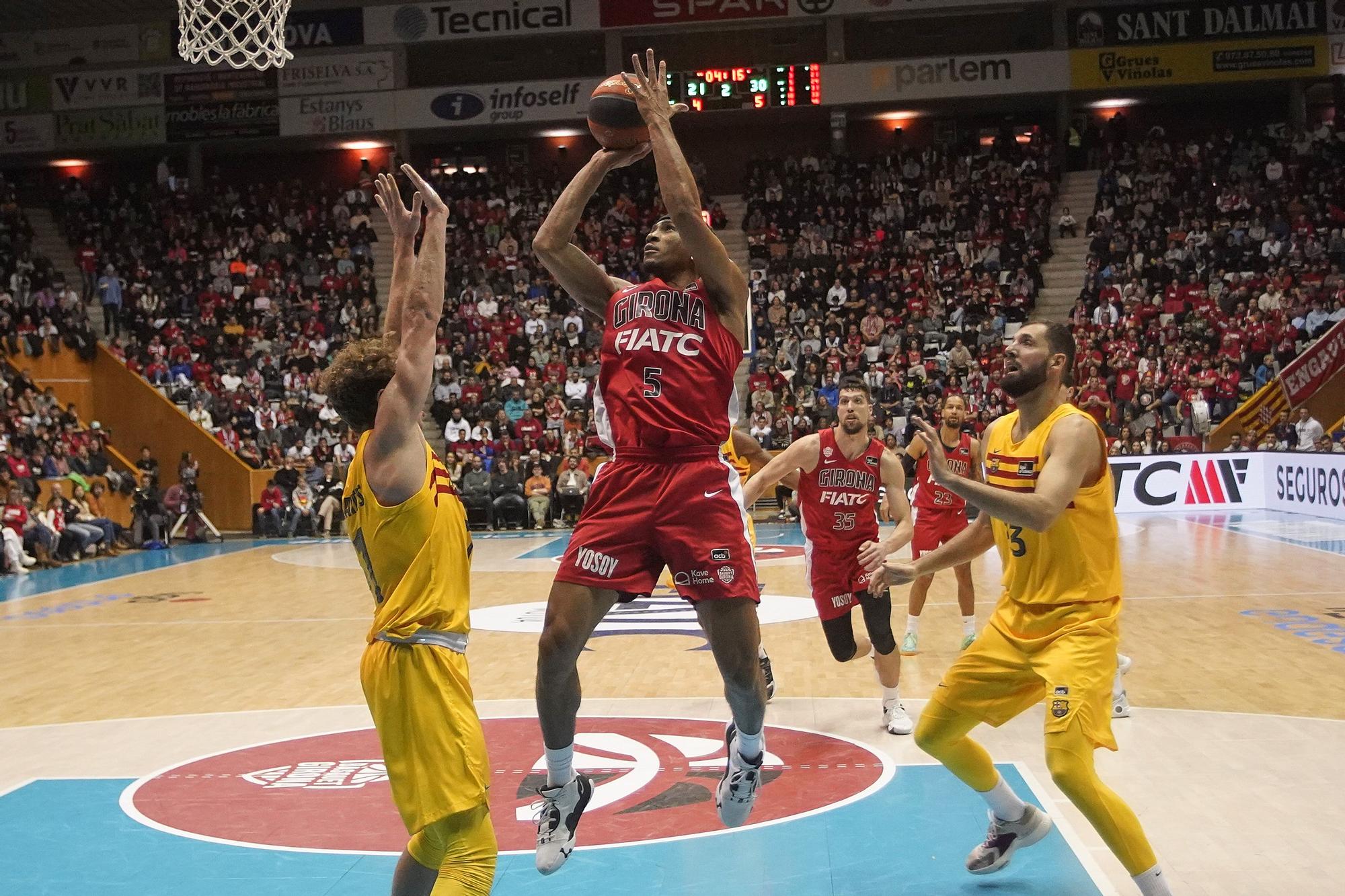 Les millors imatges del Bàsquet Girona - Barça