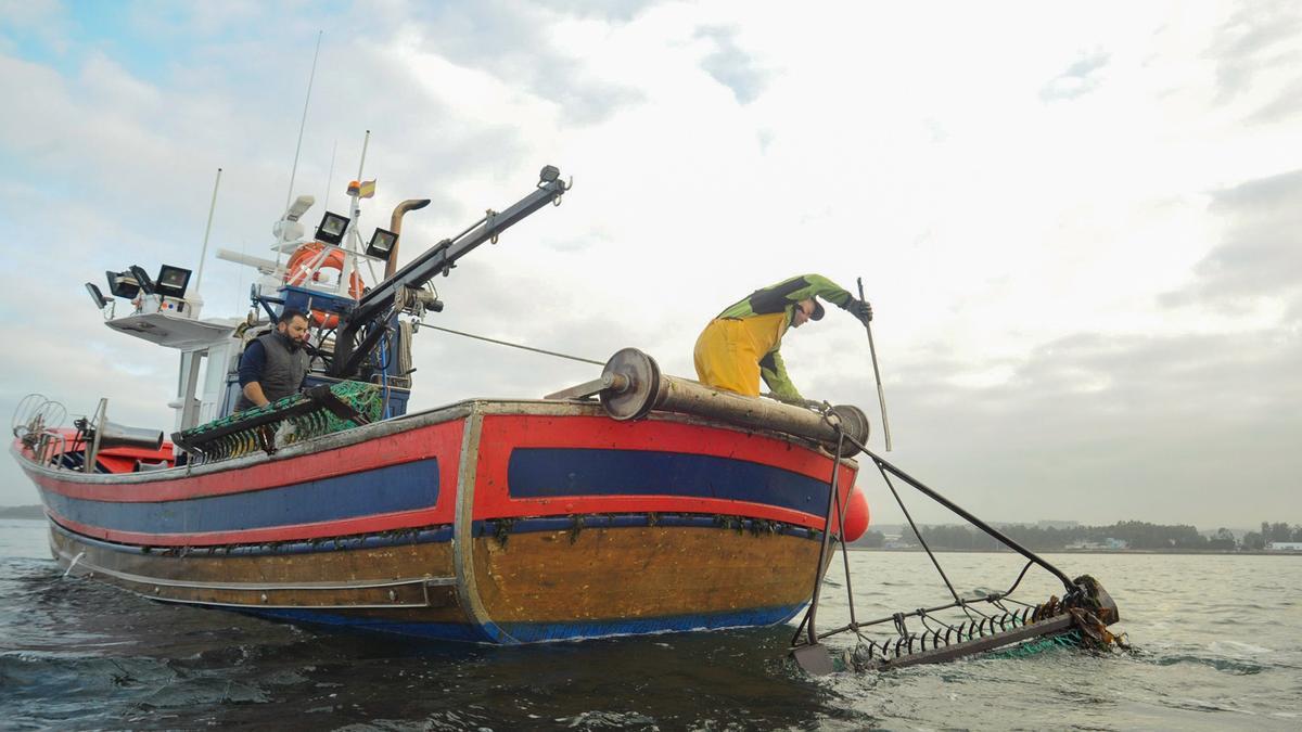 Uno de los barcos que integran la flota cambadesa.