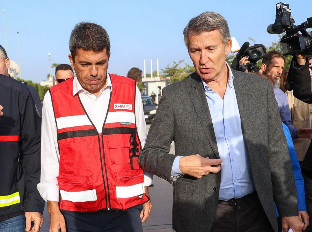 Feijóo, a Mazón el 29-O: "Porta la iniciativa de comunicació"