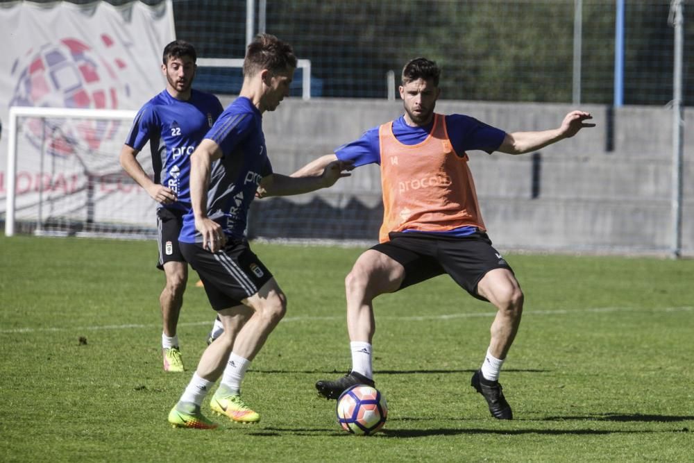 Entrenamiento del Real Oviedo.