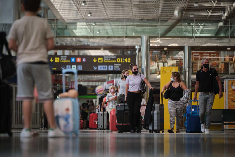 Llegada de turistas británicos