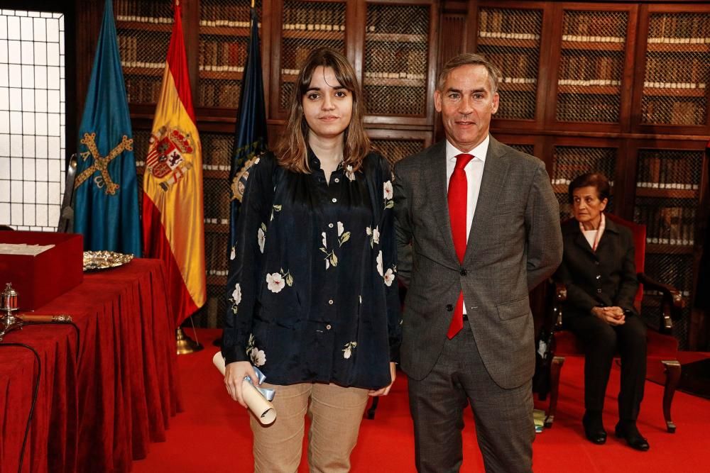 Premios fin de grado Santa Catalina de la Universidad de Oviedo 2019