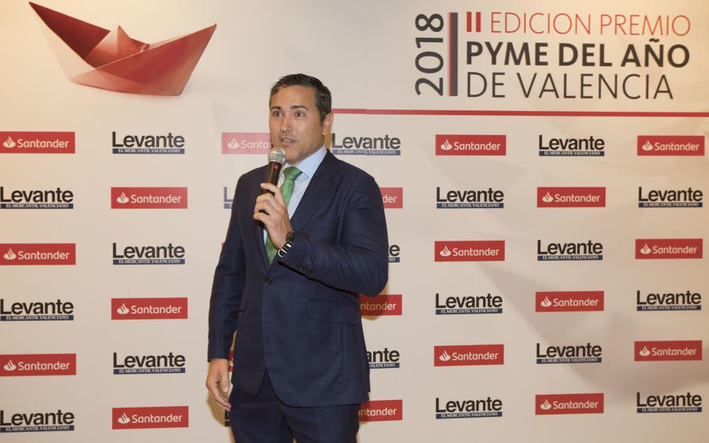 Premios Santander a la Pyme del Año de València 2018 junto a la Cámara de Comercio y en colaboración con Levante-EMV