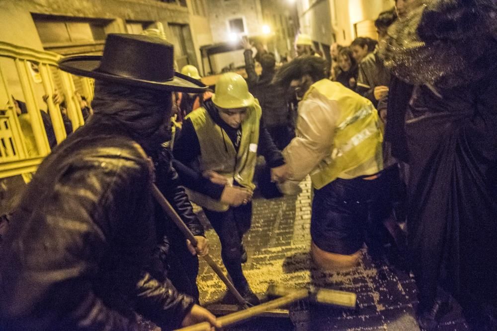 Enterrament del carnestoltes a Sallent