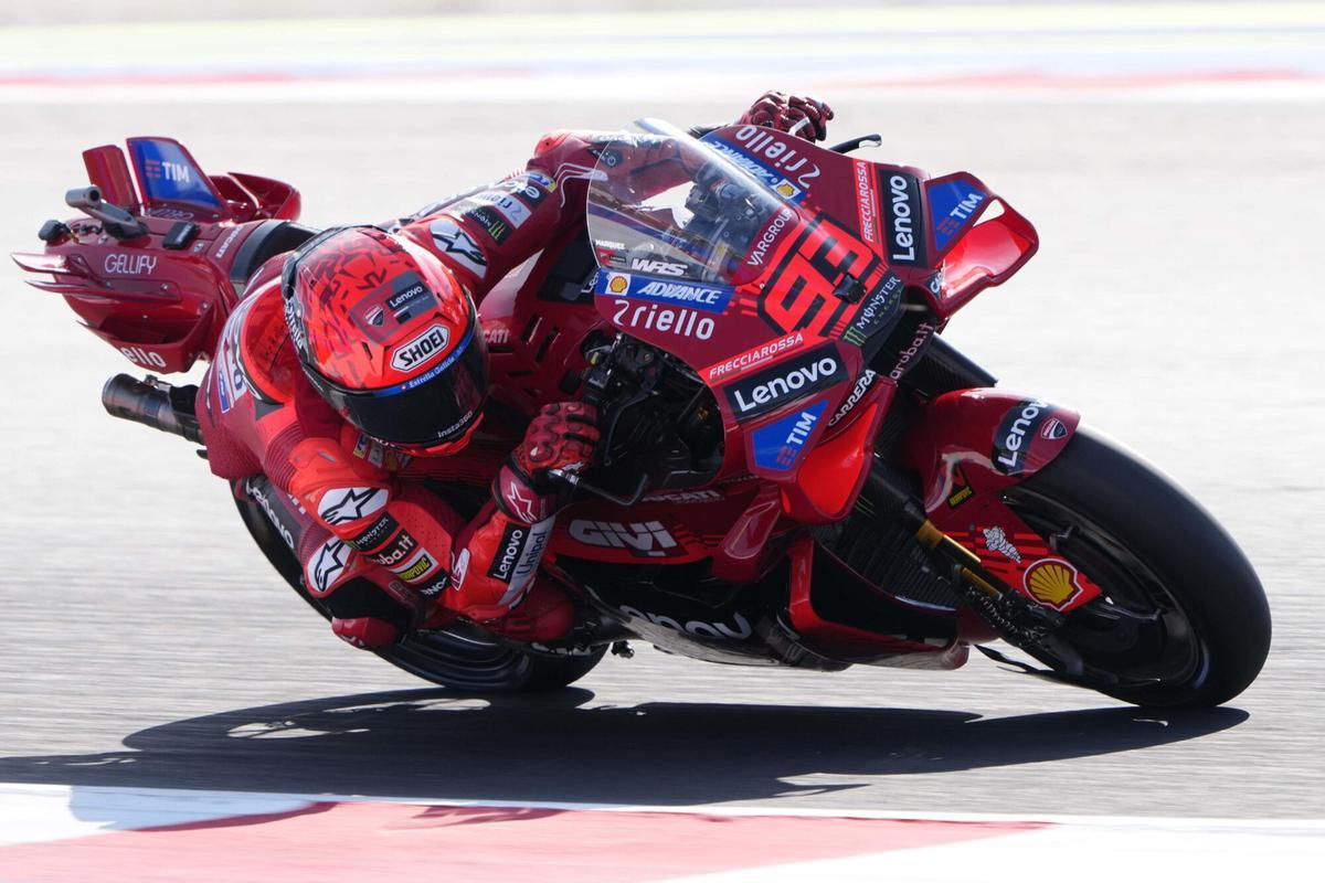 Marc Márquez, durante una carrera