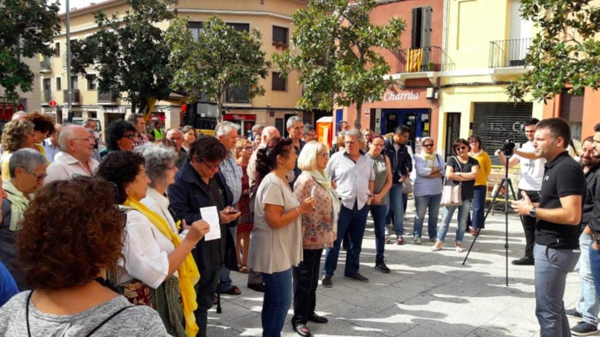 Acto en conmemoración del aniversario del 1-O de este lunes en Rubí