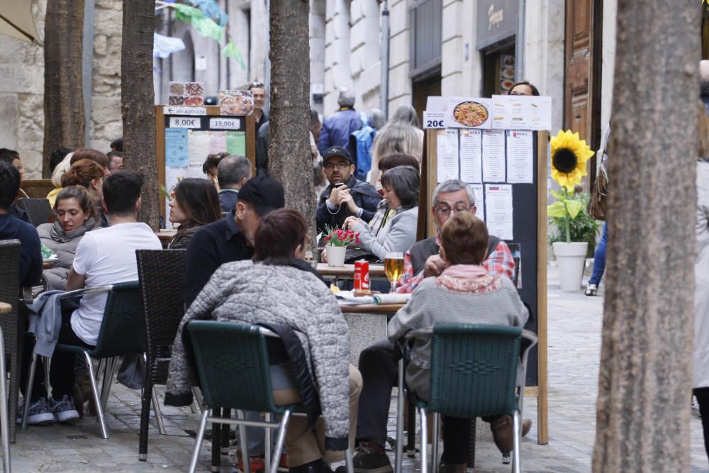 Girona es torna a omplir de visitants el darrer cap de setmana de Temps de Flors