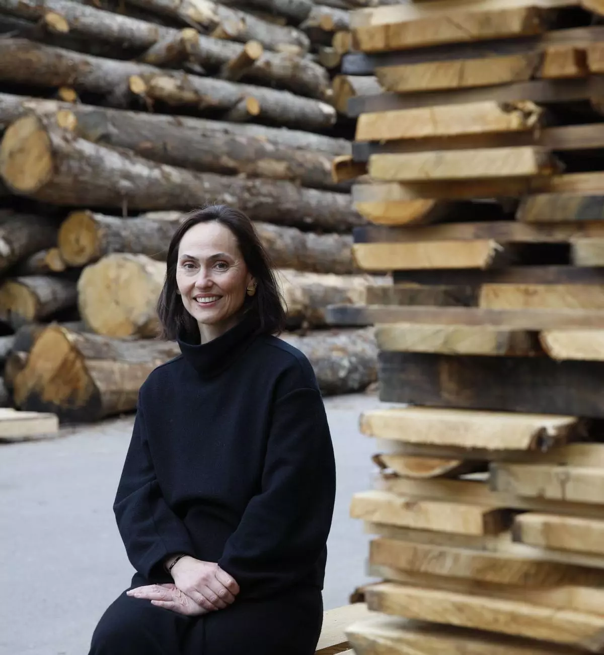 Susana Martínez, directora general del Grupo Siero: "Talar árboles no es malo, somos los más interesados en que los bosques pervivan"