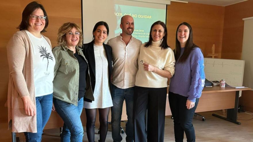 Ponentes que han participado en la jornada sobre el ictus, celebrada en el Hospital de Benavente. | Cedida