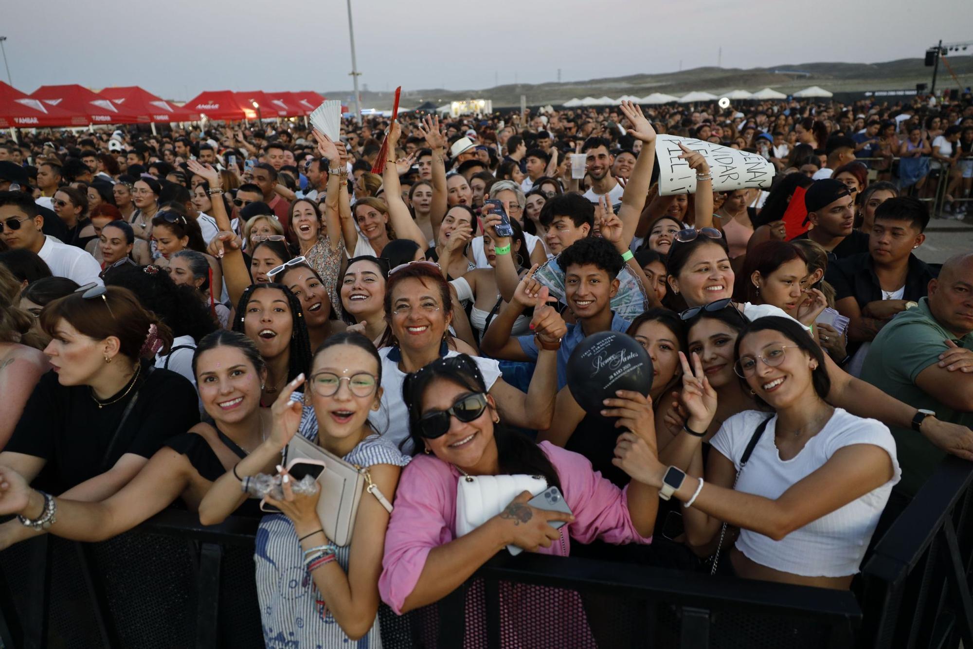 Concierto de Romeo Santos en la Feria de Zaragoza