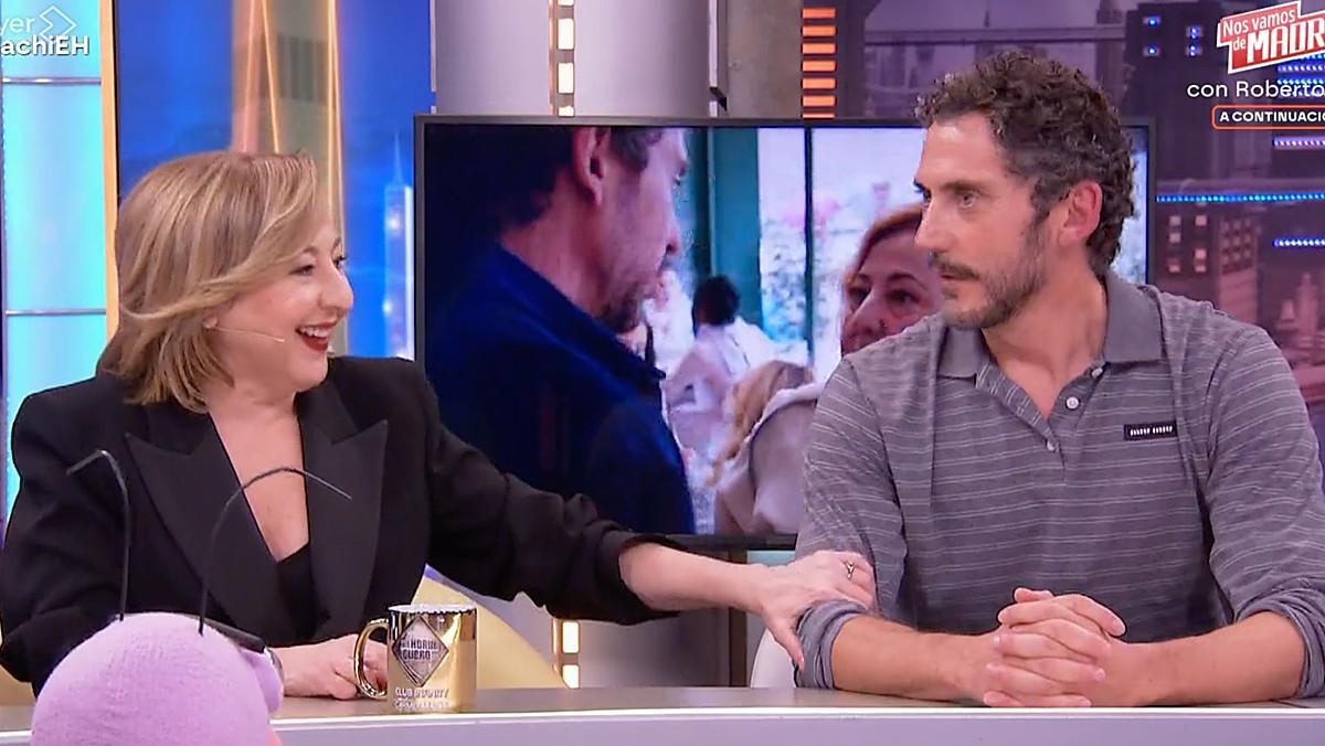 Carmen Machi y Paco León, en 'El hormiguero'