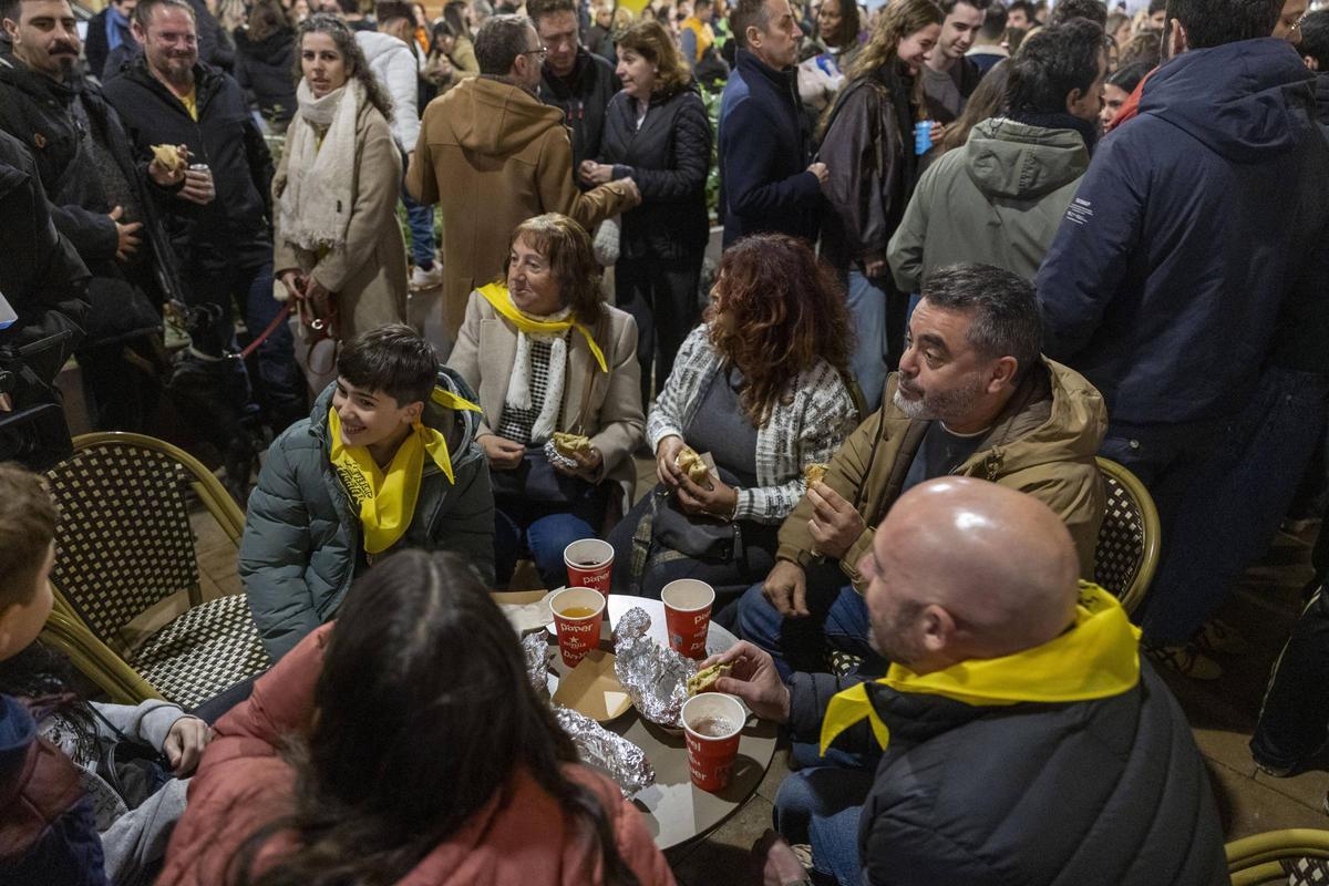 Palma celebra las 'llonguetades' de Sant Sebastià