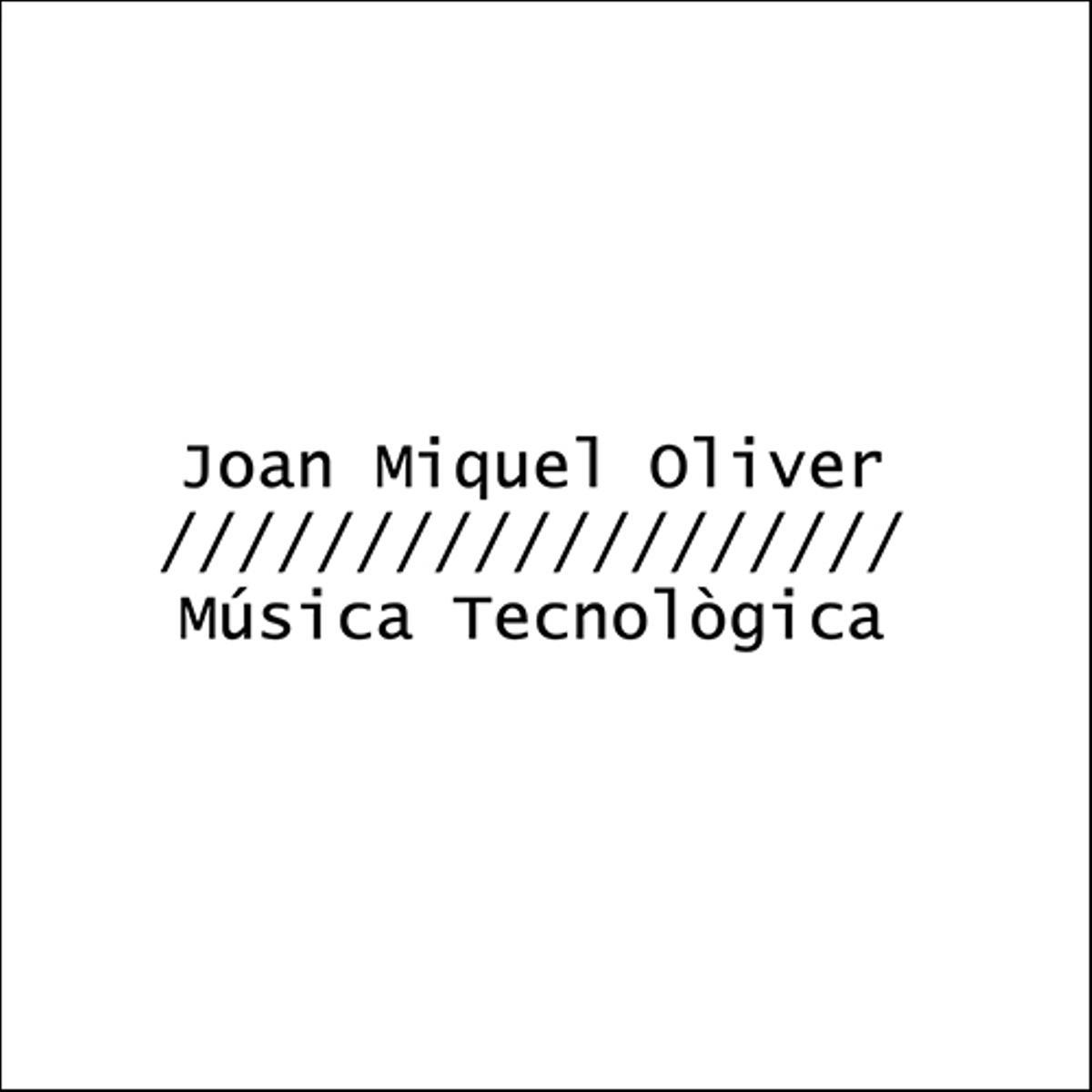 Portada del nuevo disco de Joan Miquel Oliver