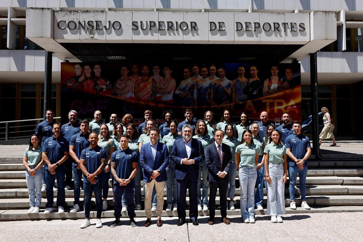 El CSD ha acogido la presentación del equipo español de gimnasia