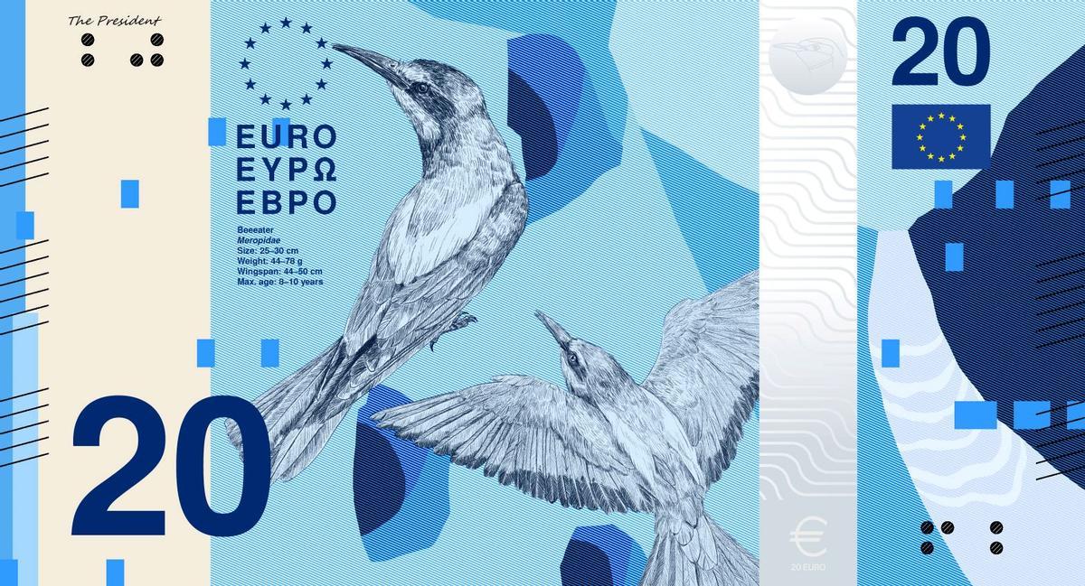 Así son los diseños finalistas para los nuevos billetes de euro