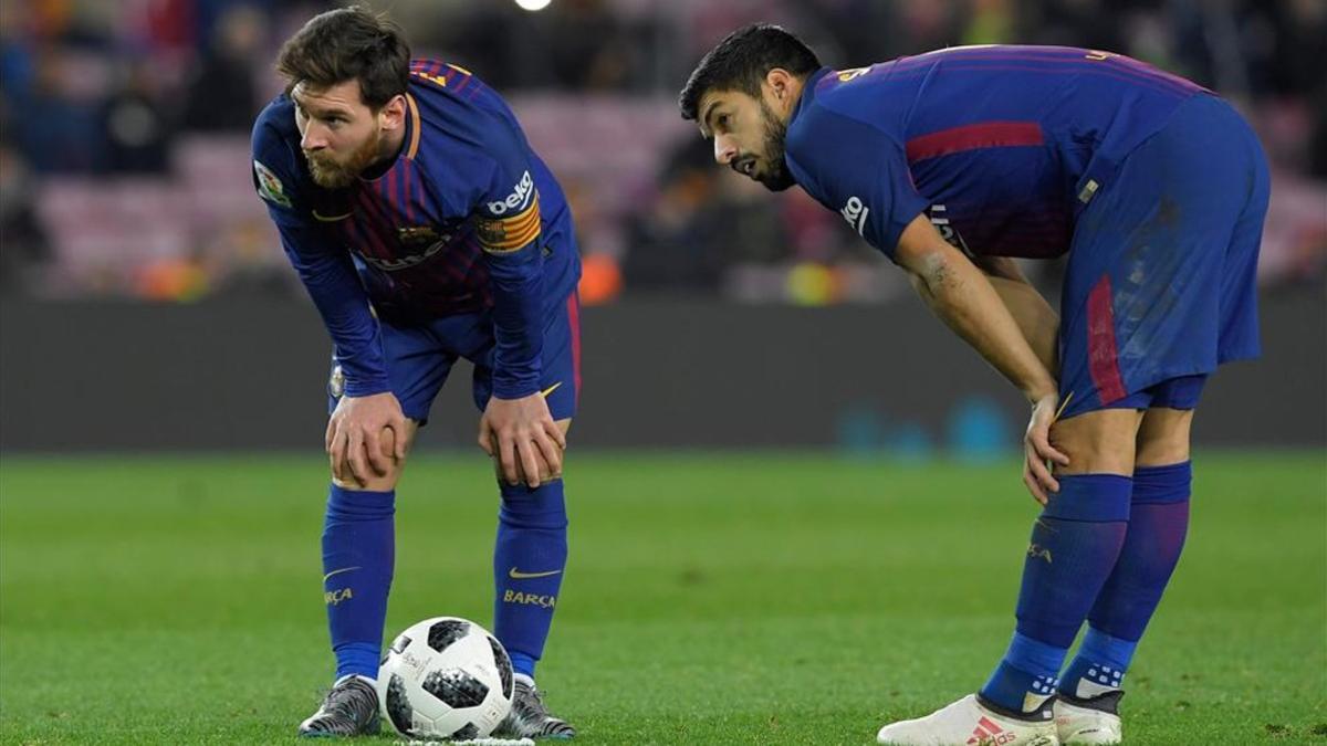 Messi y Suárez serán titulares en Mestalla