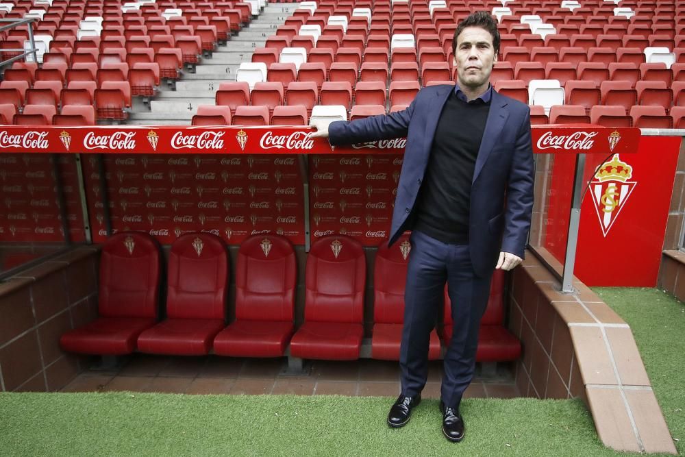 Presentación de Rubi como nuevo entrenador del Sporting