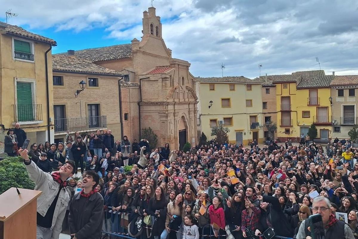 Juanjo Bona en las fiestas de Magallón