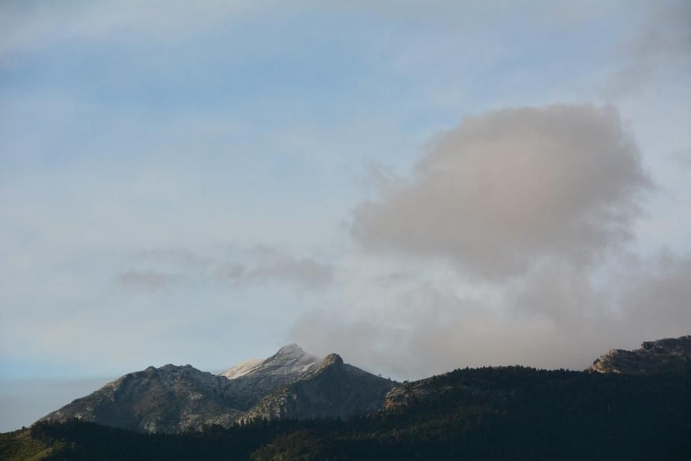 Primera nevada de la temporada en el Torrecilla.