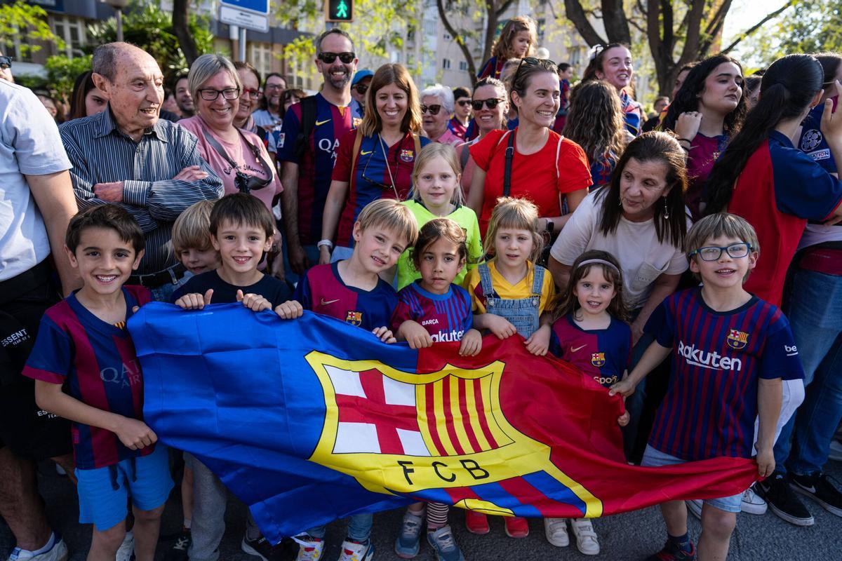  La rúa del Barça por las calles de Barcelona 