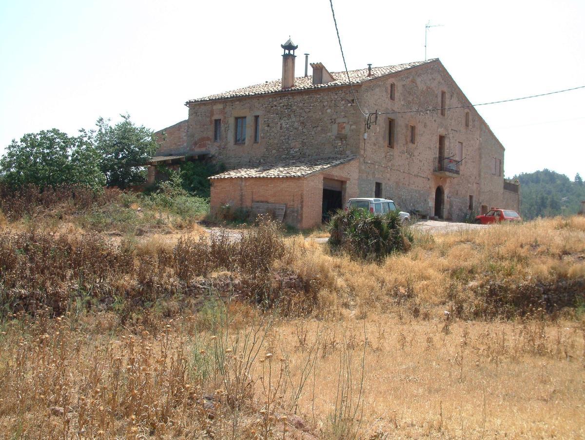 Masia de Salabernada d'Artés, on van tenir lloc els fets fa 74 anys