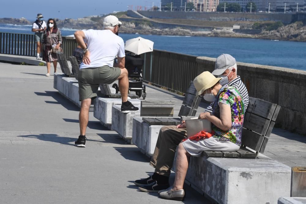 Galicia, en alerta por altas temperaturas que alcanzan los 40º.