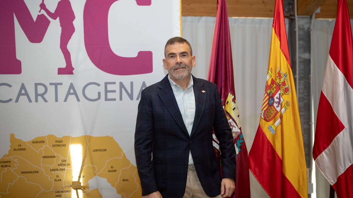 El secretario general y candidato a la alcaldía por parte de MC, José López, este sábado.