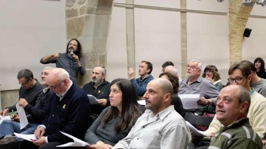 Públic participant a la presentació del Conveni de Municipis