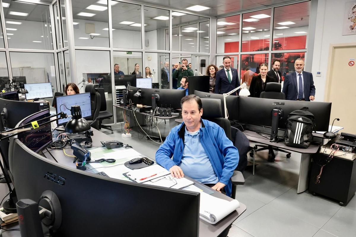 Las autoridades han visitado uno de los centros de mando de SFM en la estación Intermodal.