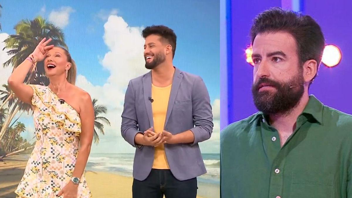 Presentadores de 'D Corazón' junto a Rafa Castaño