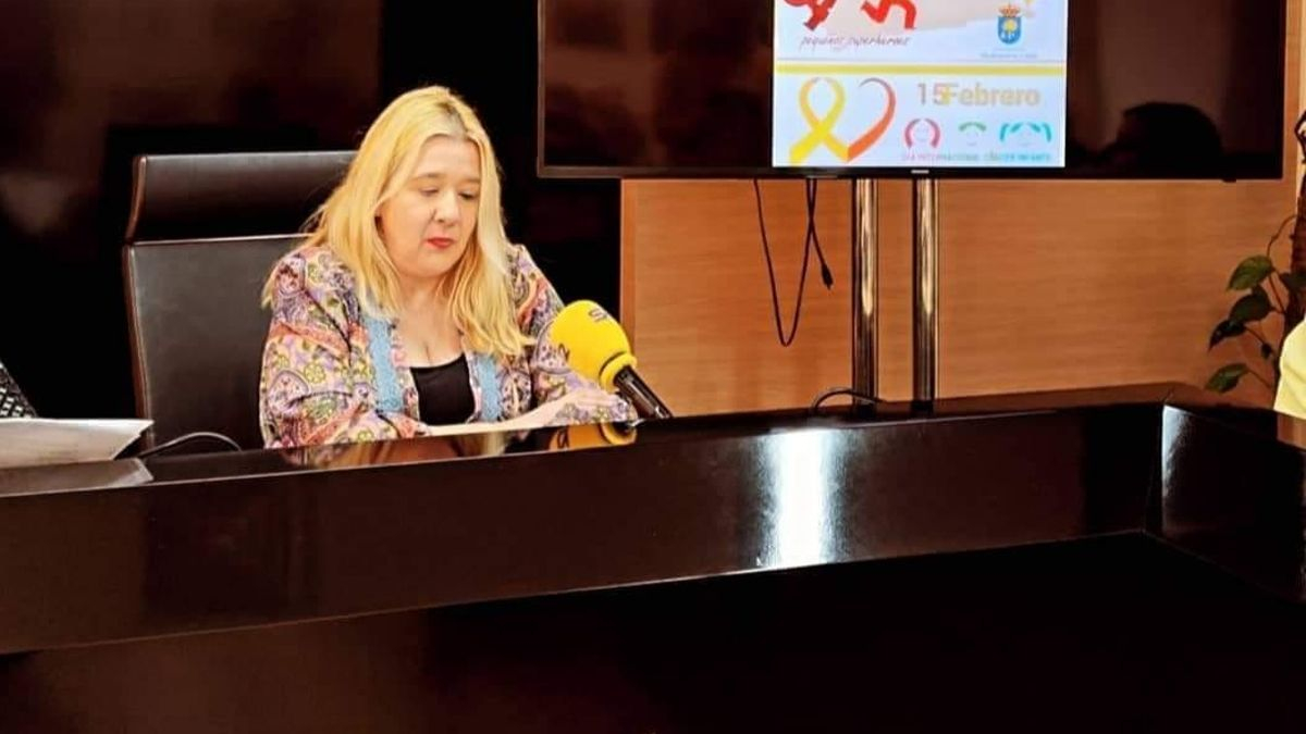 La edil Malú Martínez, durante un acto en el ayuntamiento.