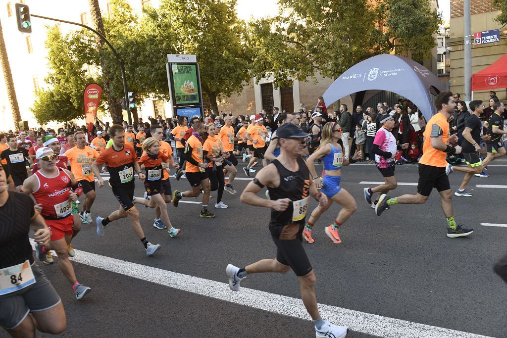 La San Silvestre 2025 en Murcia, en fotografías