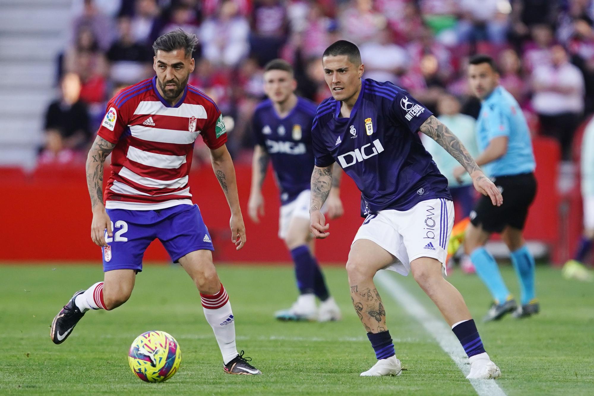 En imágenes: así fue la derrota del Real Oviedo en Granada