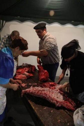 Matanza tradicional en Monfarracinos