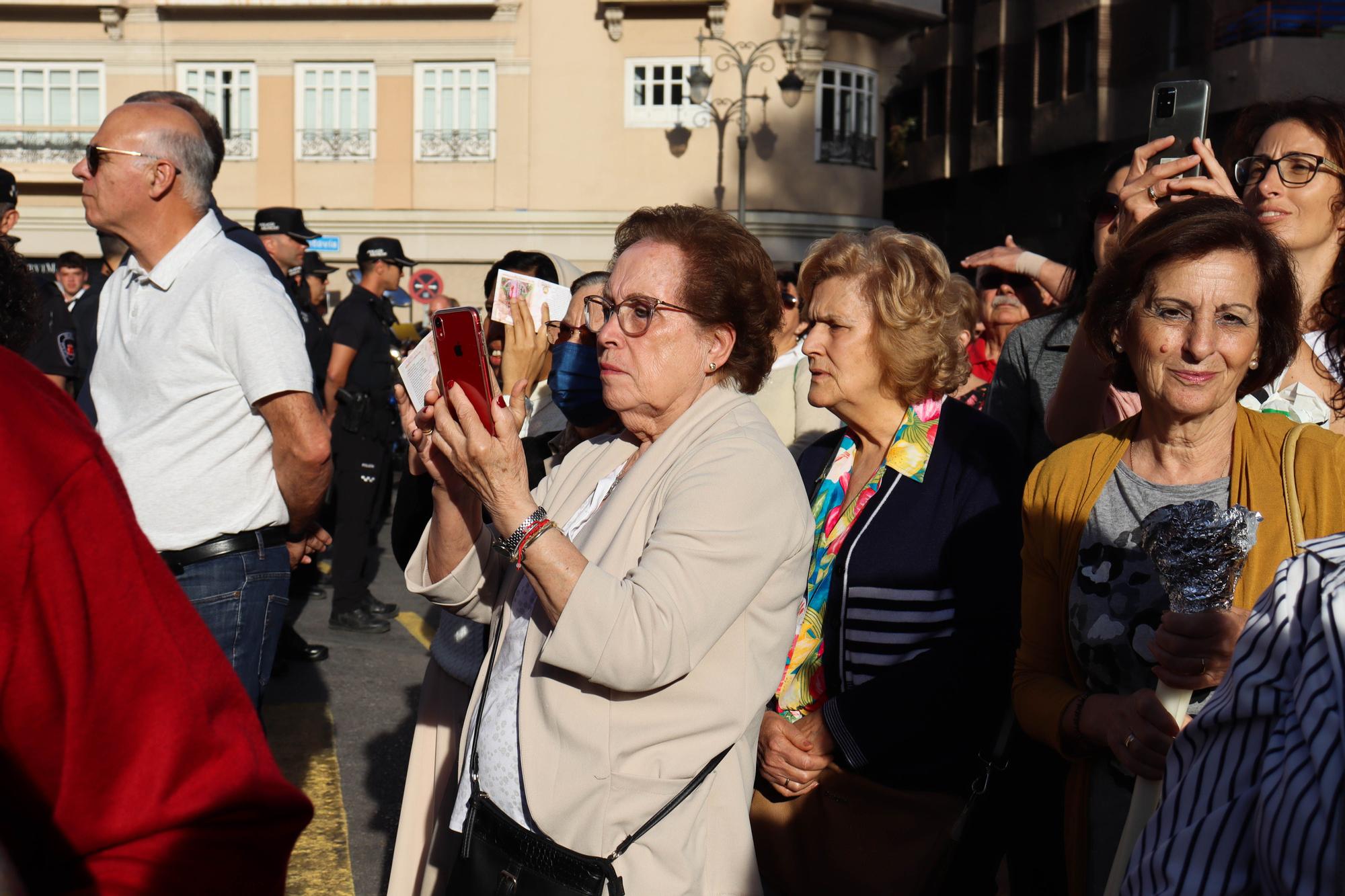 Las imágenes del regreso en romería de la Fuensanta a su santuario