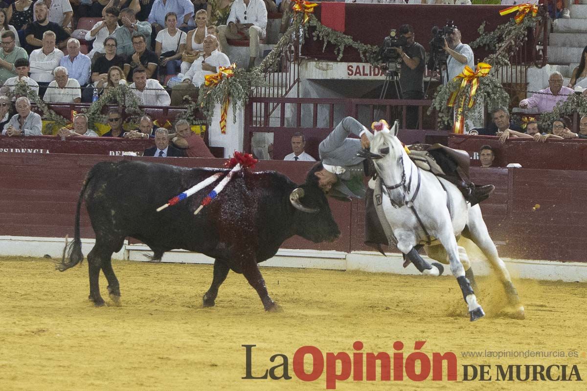 Corrida de rejones en la Feria de Murcia (Andy Cartagena y Diego Ventura)