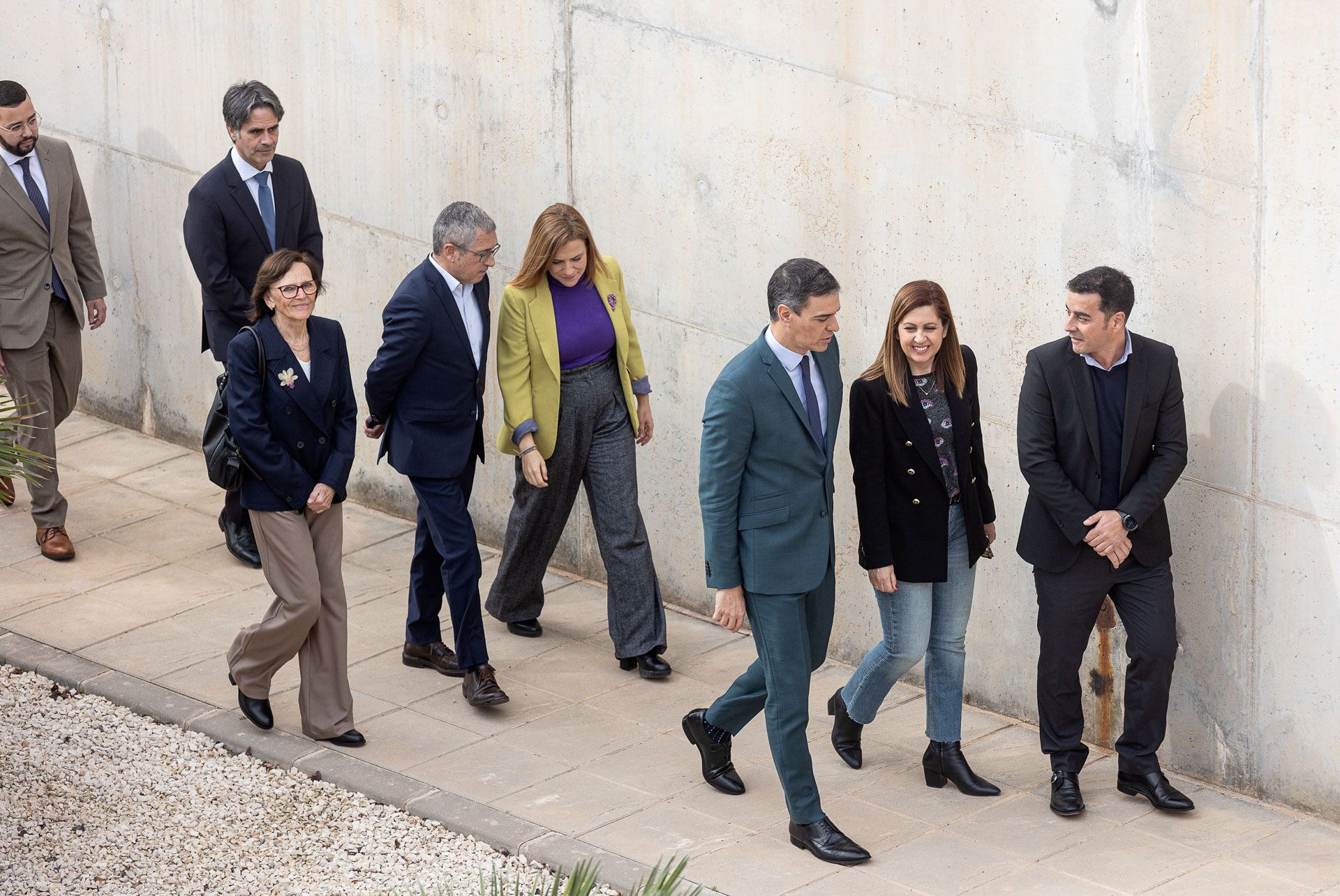 Pedro Sánchez visita la desalinizadora de Torrevieja