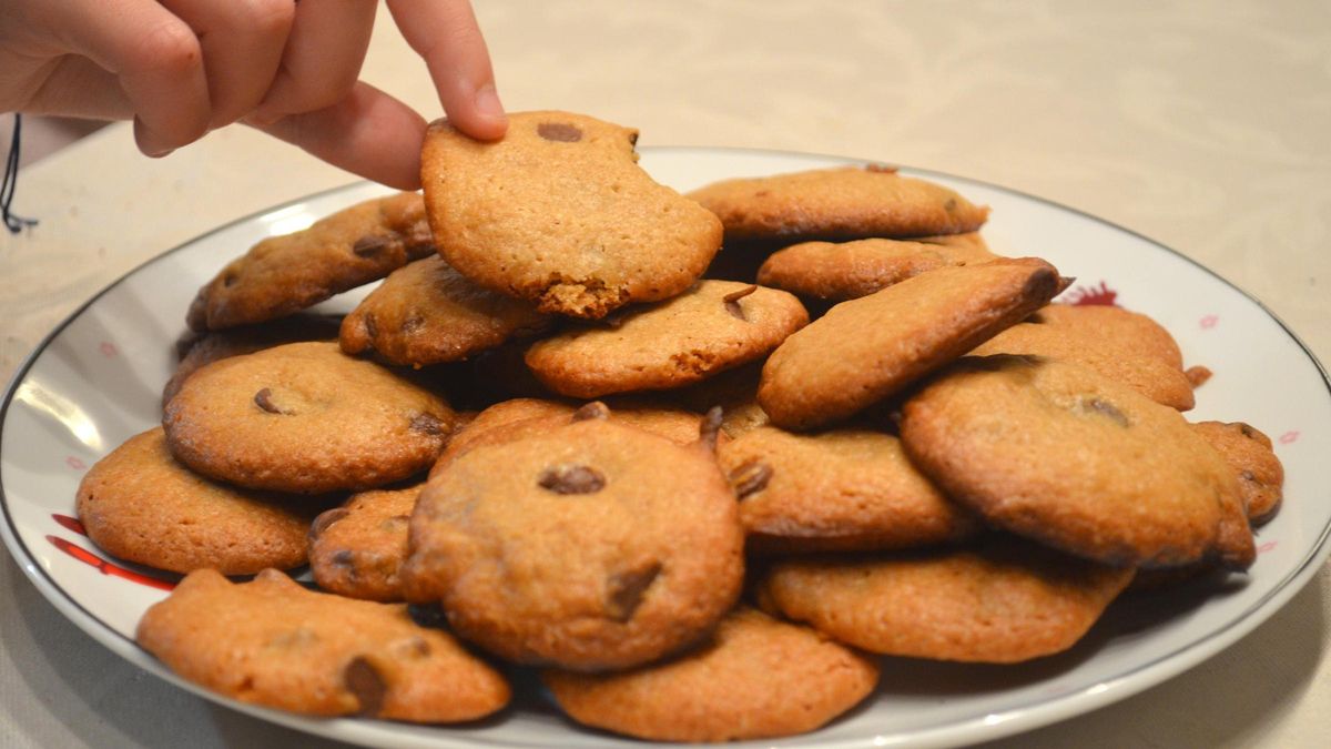 Un plato de galletas