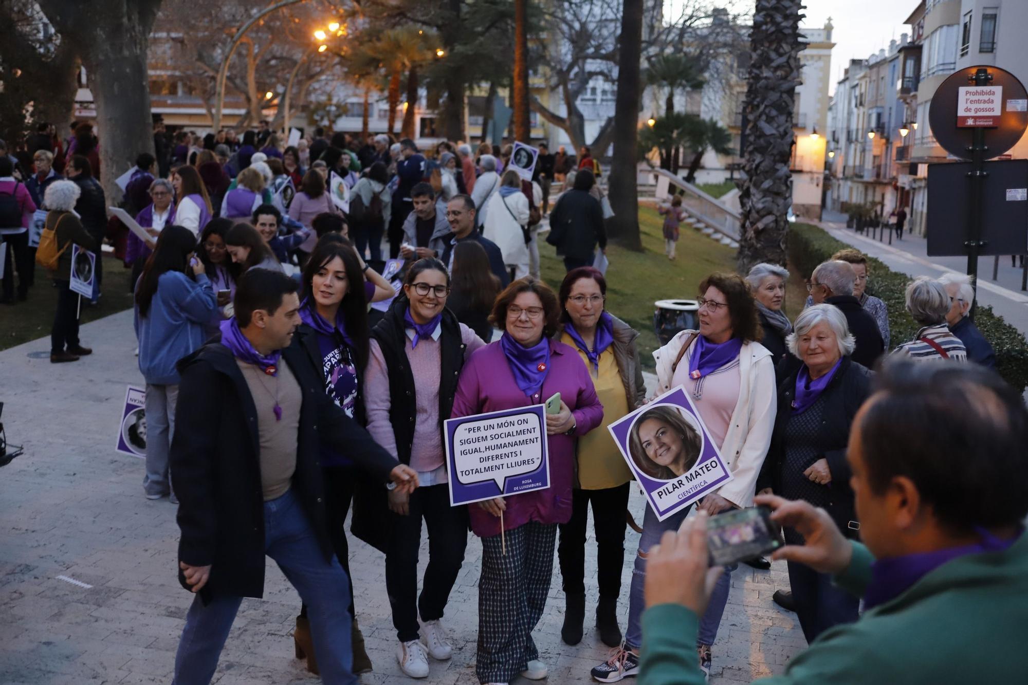 Manifestaciones y actos por el 8M en Ontinyent y Xàtiva