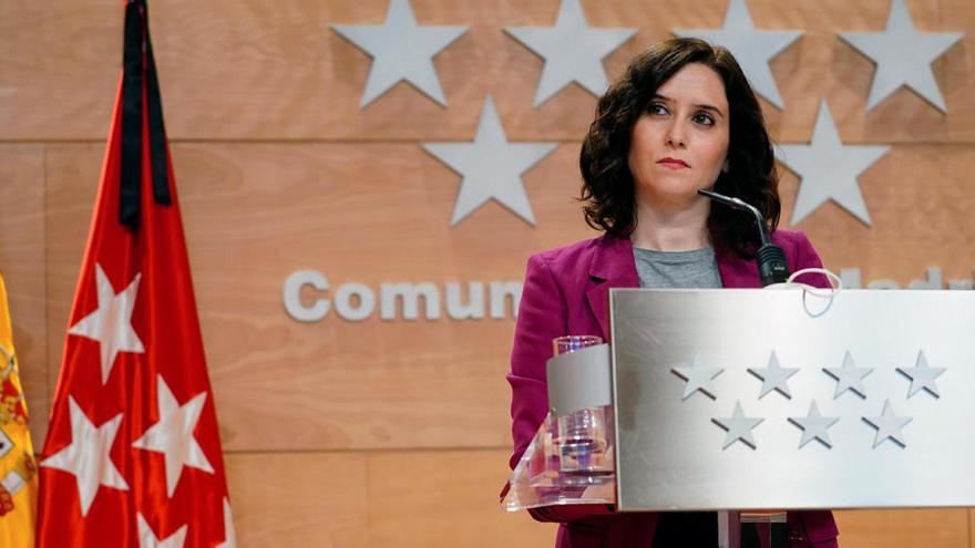 La presidenta de la Comunidad de Madrid, Isabel Díaz Ayuso.