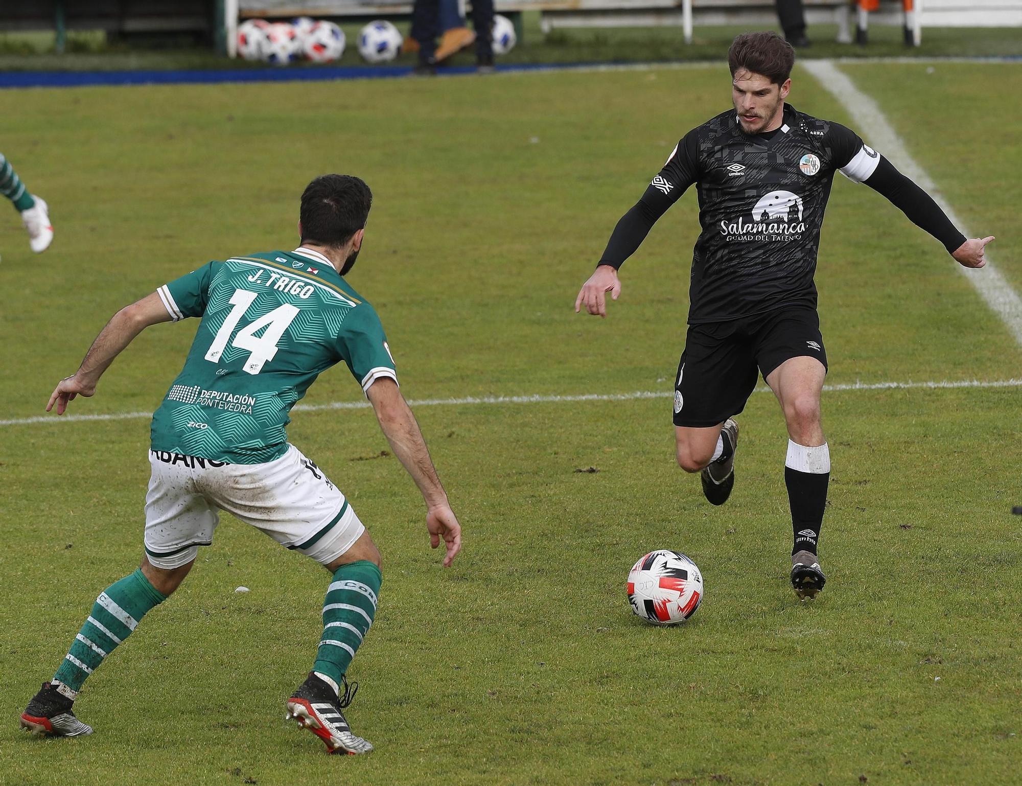 El Coruxo sufre en la victoria contra el Salamanca UDS