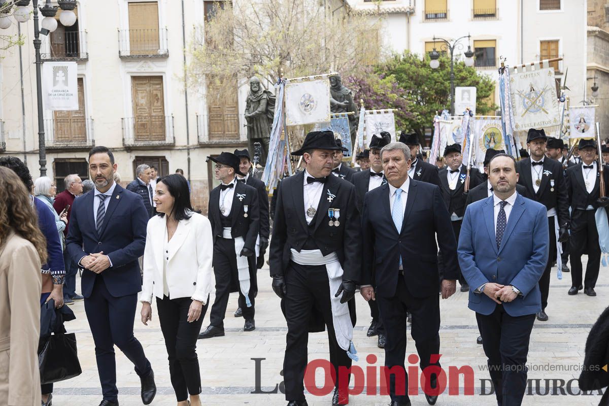 Las Fiestas de Yecla y peregrinos de Lorca llegan a Caravaca