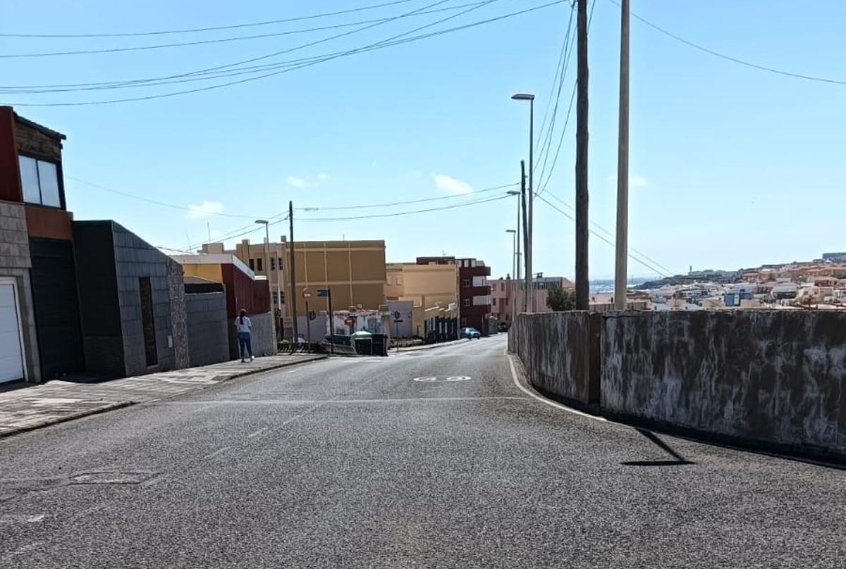 Calle Orquídea en La Garita, Telde.