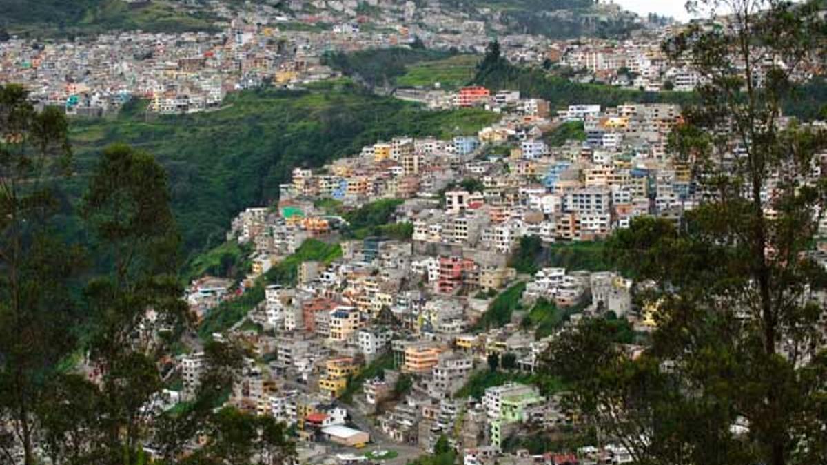 Con niños en Quito