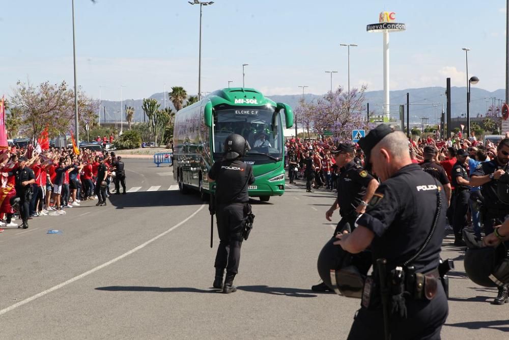 Ambiente en Nueva Condomina antes del partido