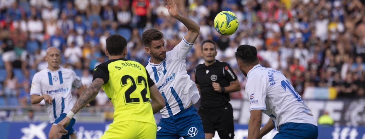 Dámaso Arcediano Monescillo, en la final del playoff del Tenerife-Girona, el pasado junio.