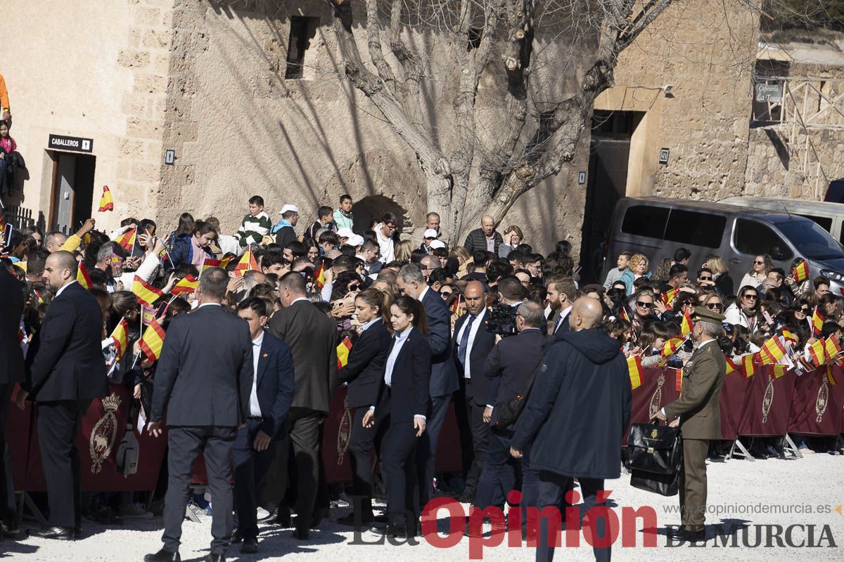 Visita de los reyes de España a Caravaca (explanada de la Basílica)